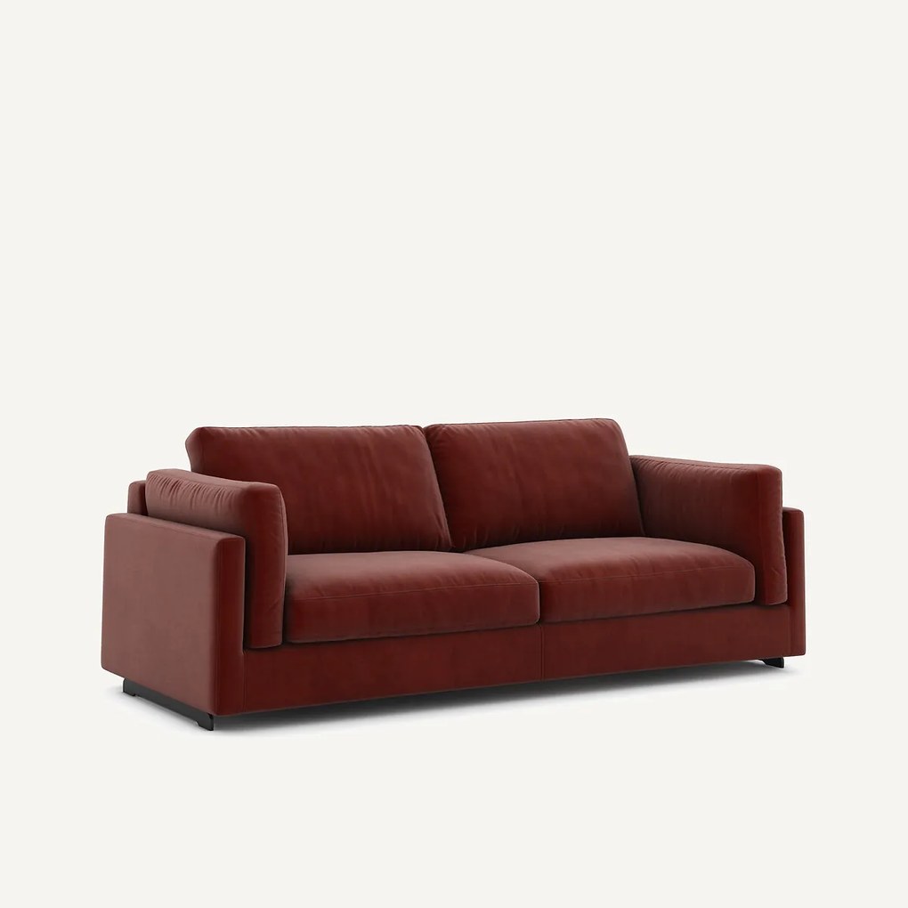 Omvormbare bank in fluweel, César