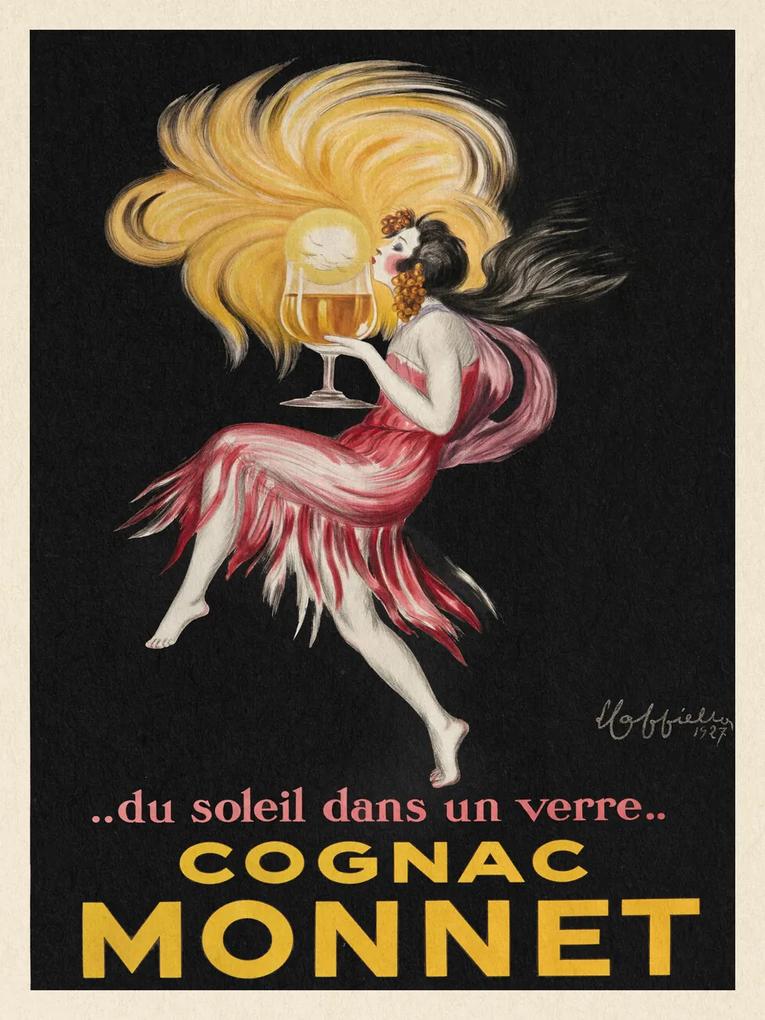 Kunstdruk Cognac Monnet (Vintage Alcohol Ad) - Leonetto Cappiello, (30 x 40 cm)