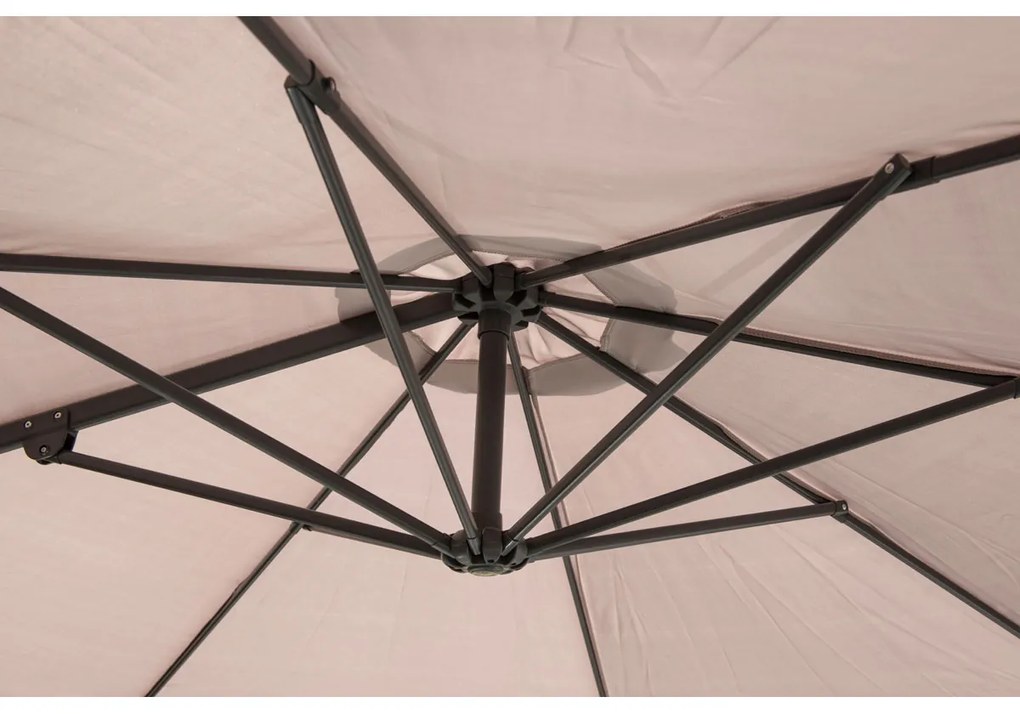 Garden Impressions Hawaii zweefparasol S 250 x 250 cm taupe