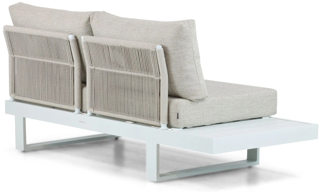 Hoek loungeset 6 personen Aluminium Wit  Lifestyle Garden Furniture Lorenzo