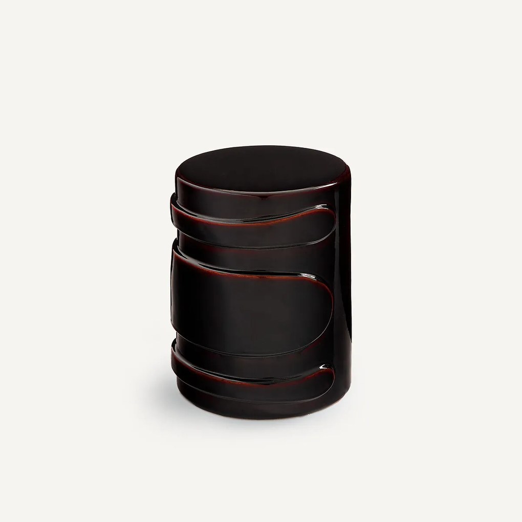 Bijzettafel van geglazuurd keramiek, TORRES