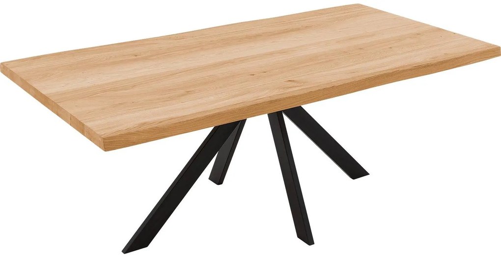 Goossens Eettafel Blade, Boomstamblad 220 x 100 cm 5 cm dik