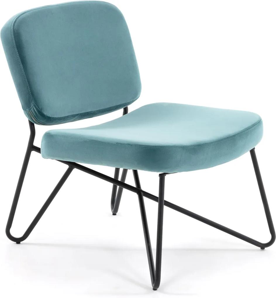 Kave Home Circuit (Charliz) Fauteuil Stof Turquoise