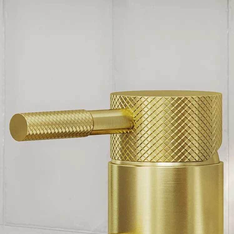 Saniclear Brass Curved hendel voor Plus wastafelkranen (SK35605 en SK35611)