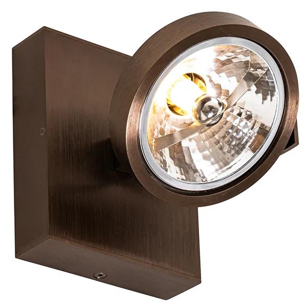 Design Spot / Opbouwspot / Plafondspot donkerbrons draai en kantelbaar - Go Design G9 rond Binnenverlichting Lamp