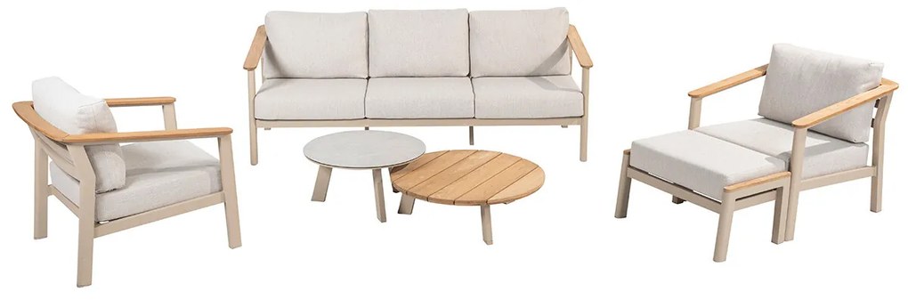 Taste by 4 Seasons Olivia loungeset 6-delig - latte