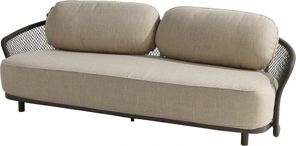 4 Seasons Outdoor Tobego loungebank Terre Loungebank bruin weerbestendig