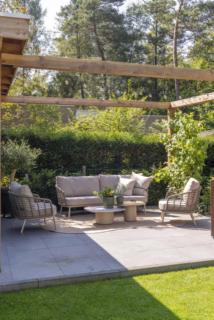 Taste by 4 Seasons Puglia loungeset latte Loungeset   taupe weerbestendig