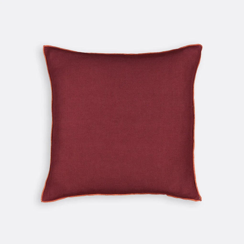 Effen kussenhoes in linnen/katoen, Warna