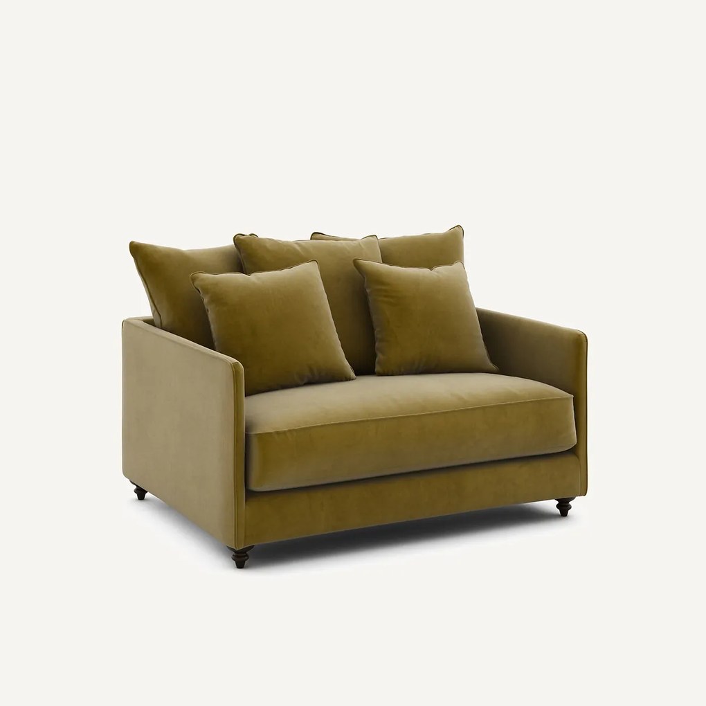 2-zits omvormbare bank van fluweel, Lazare