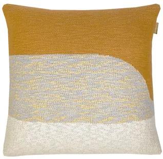 Kussens Geel Malagoon  Sunset knitted cushion yellow