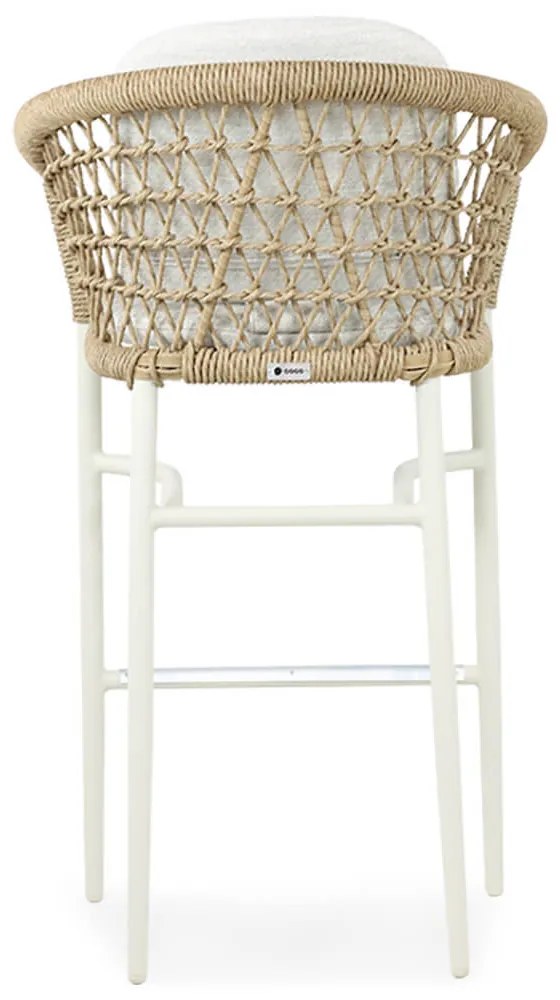 Barset 70 cm Aluminium/wicker Taupe 2 personen Coco Bali/Como