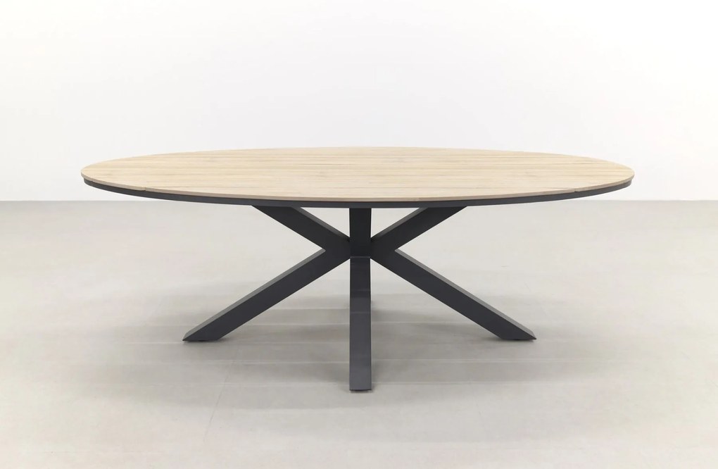 Hartman Salvatore/GI Edison 220x115 cm. tafel - ovale verstelbare tuinset