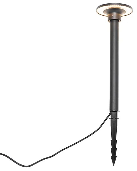 Moderne prikspot zwart incl. LED IP54 - Skyf