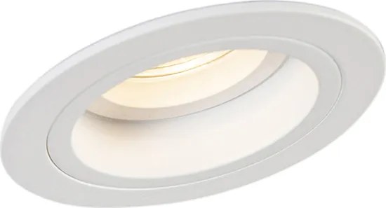 Smart inbouwspot wit rond kantelbaar incl. Wifi GU10 - Chuck