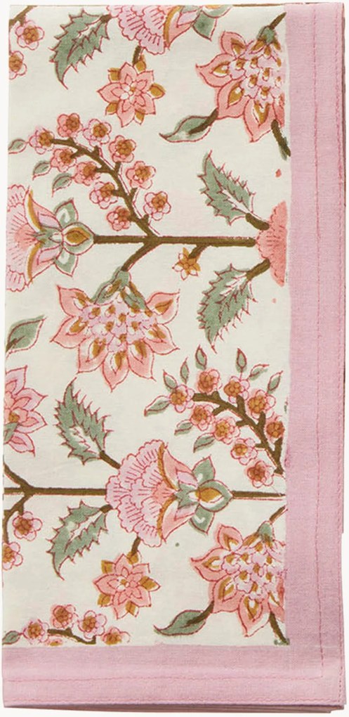 Handgemaakte katoenen servetten Gita, 4-delig