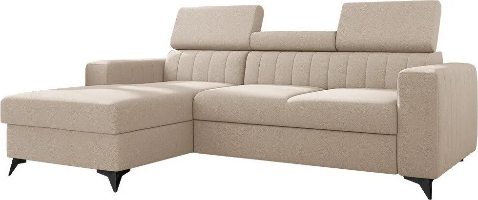 Hoekbank Columbus 170, Aanwezig, Aanwezig, 236x172x82cm, 134 kg, Poten: Kunststof, Metaal, Hout: Grenen
