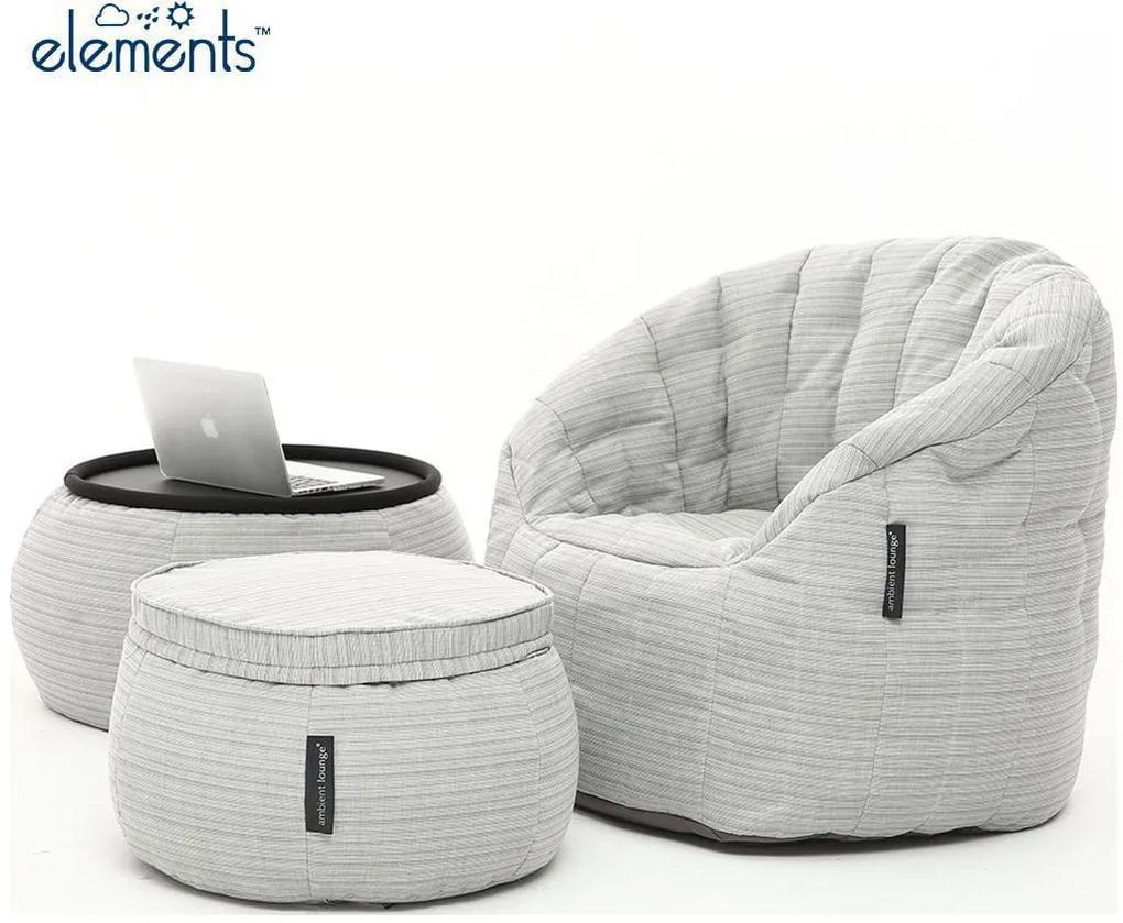 Ambient Lounge Outdoor Designer Set Contempo Package - Silverline