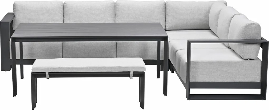 Garden Impressions Malakka lounge dining set 6-delig - valley sand
