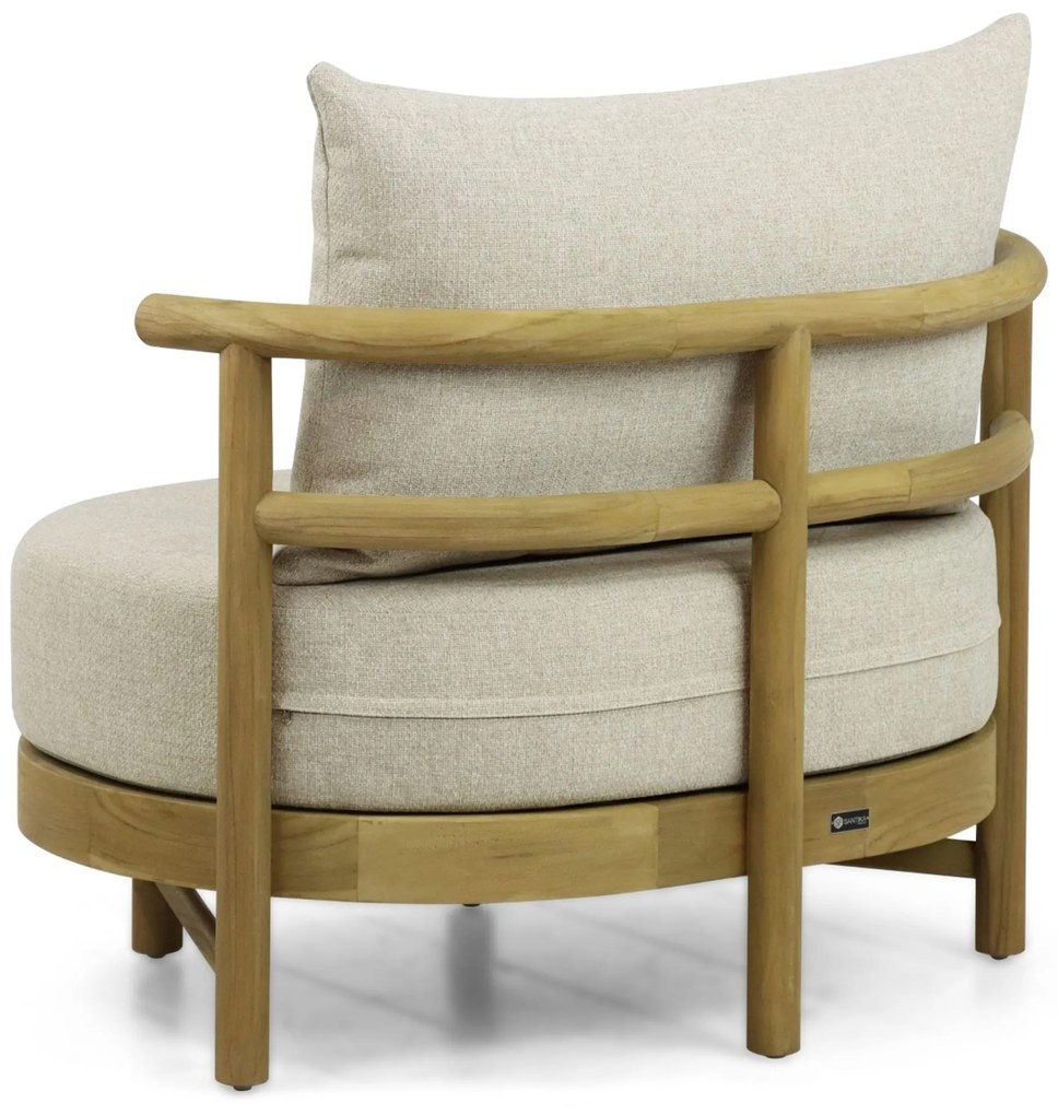 Tuinstoel Teak Old teak greywash Santika Kayu