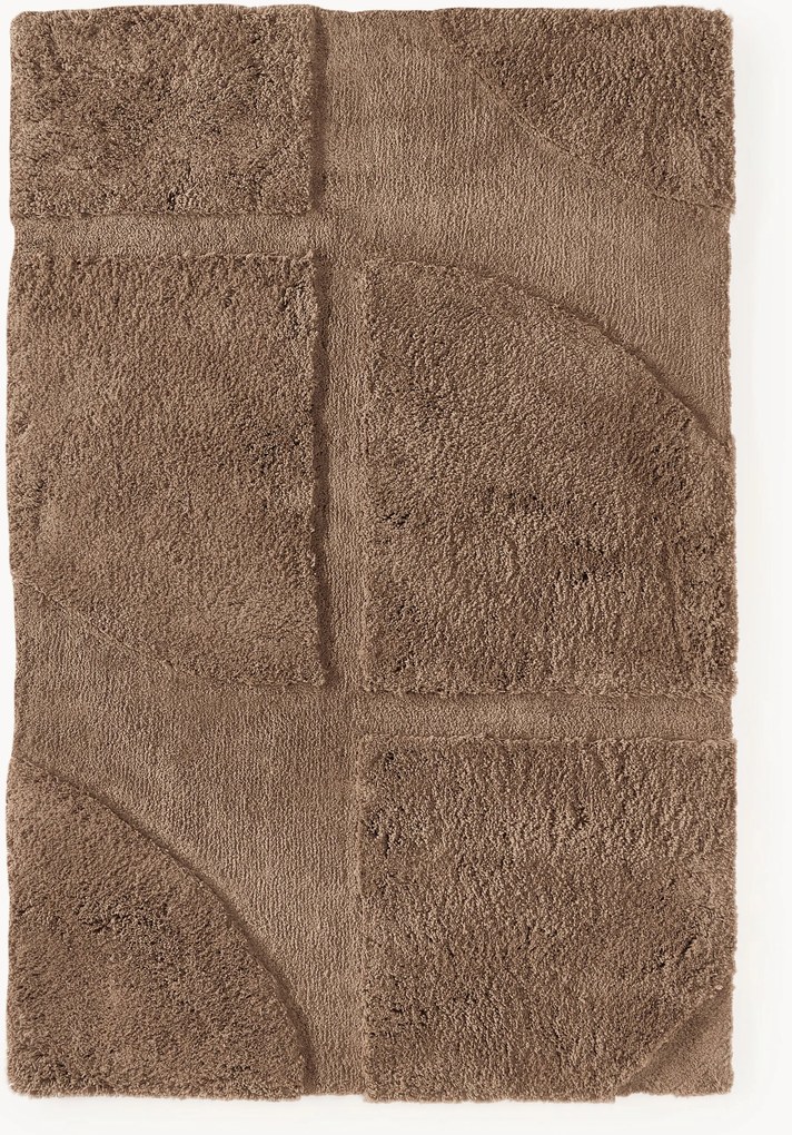 Pluizig hoog-laag vloerkleed Jade