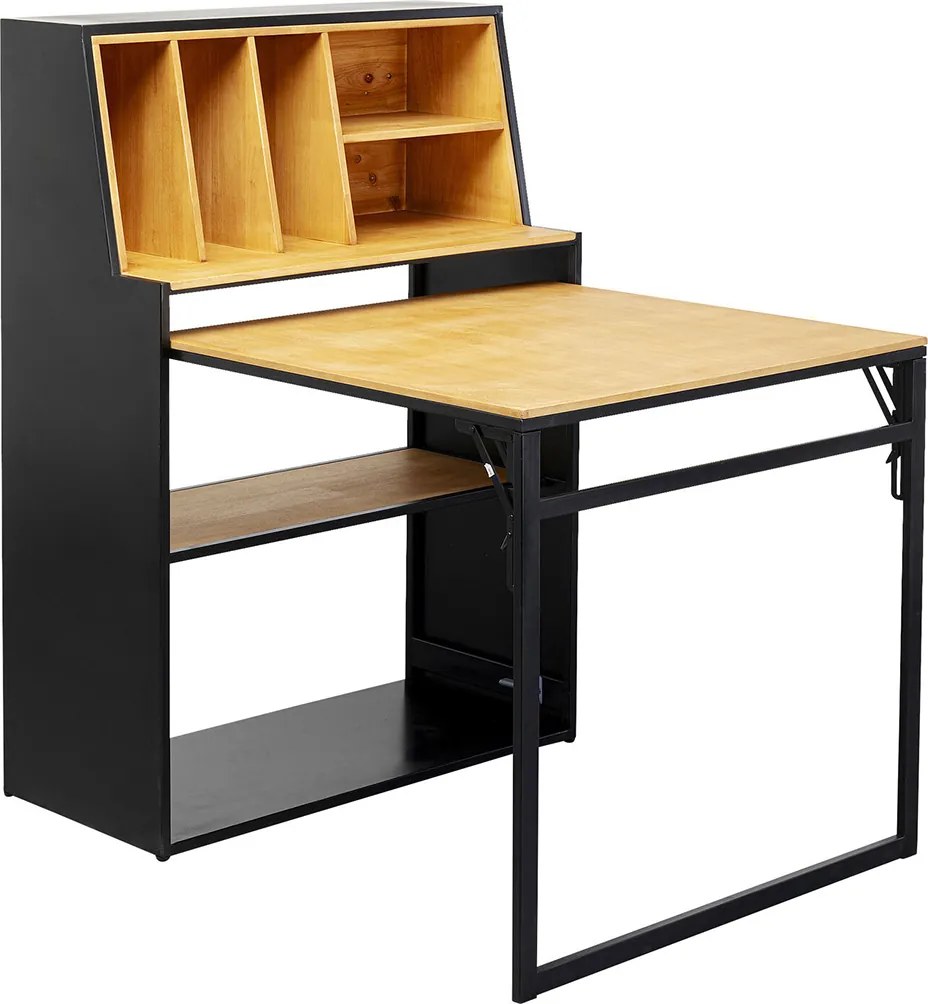 Kare Design Vinoteca Inklapbaar Bureau Met Opbergruimte - 106 X 80cm.