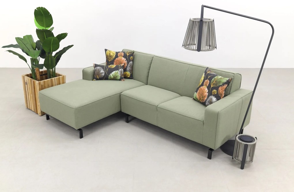 Boavista Sunbrella loungebank chaise longue - Heritage leaf - 2-delig - rechts