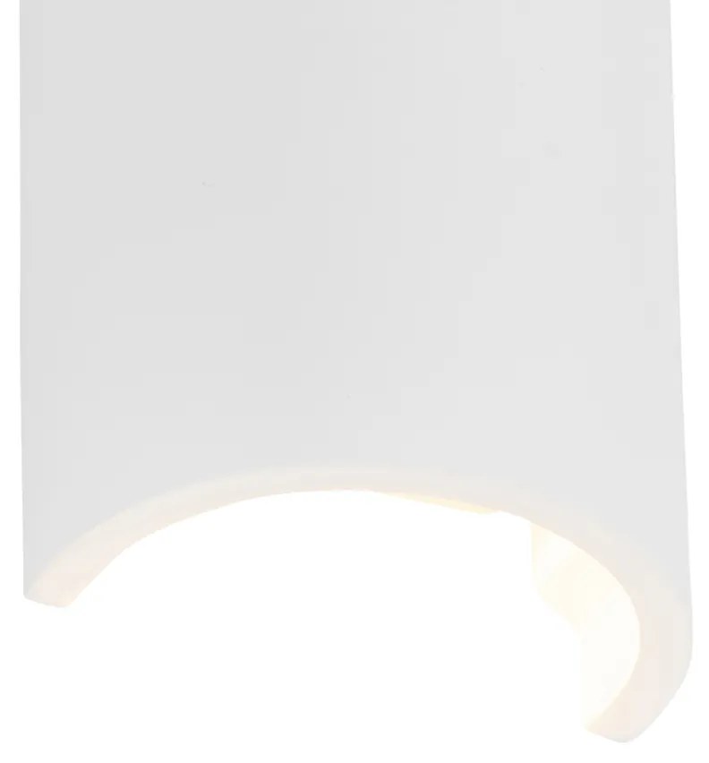 Moderne wandlamp met dimmer wit incl. Wifi G9 - Colja Novo Landelijk G9 rond Binnenverlichting Gips Lamp