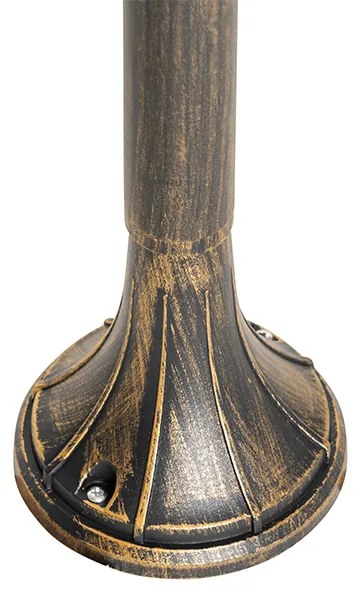 Klassieke buiten lantaarn antiek goud 100 cm IP44 - Daphne