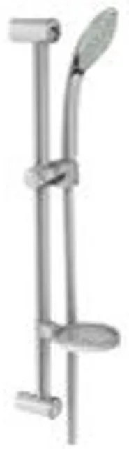 GROHE Euphoria Glijstangset - 70cm - ronde handdouche - 1 straalsoort - met doucheslang - met zeepschaal - chroom 27242001