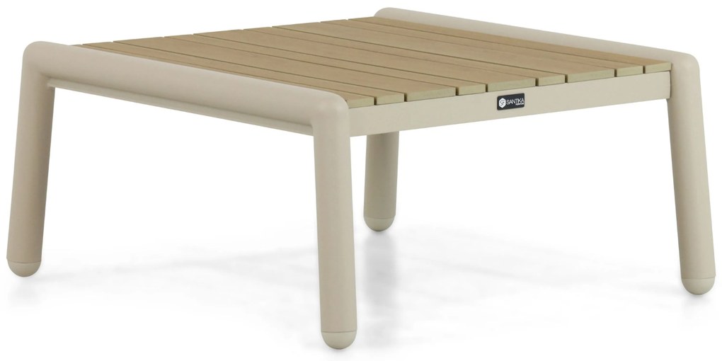 Hoek loungeset 5 personen Aluminium Taupe Santika Furniture Santika