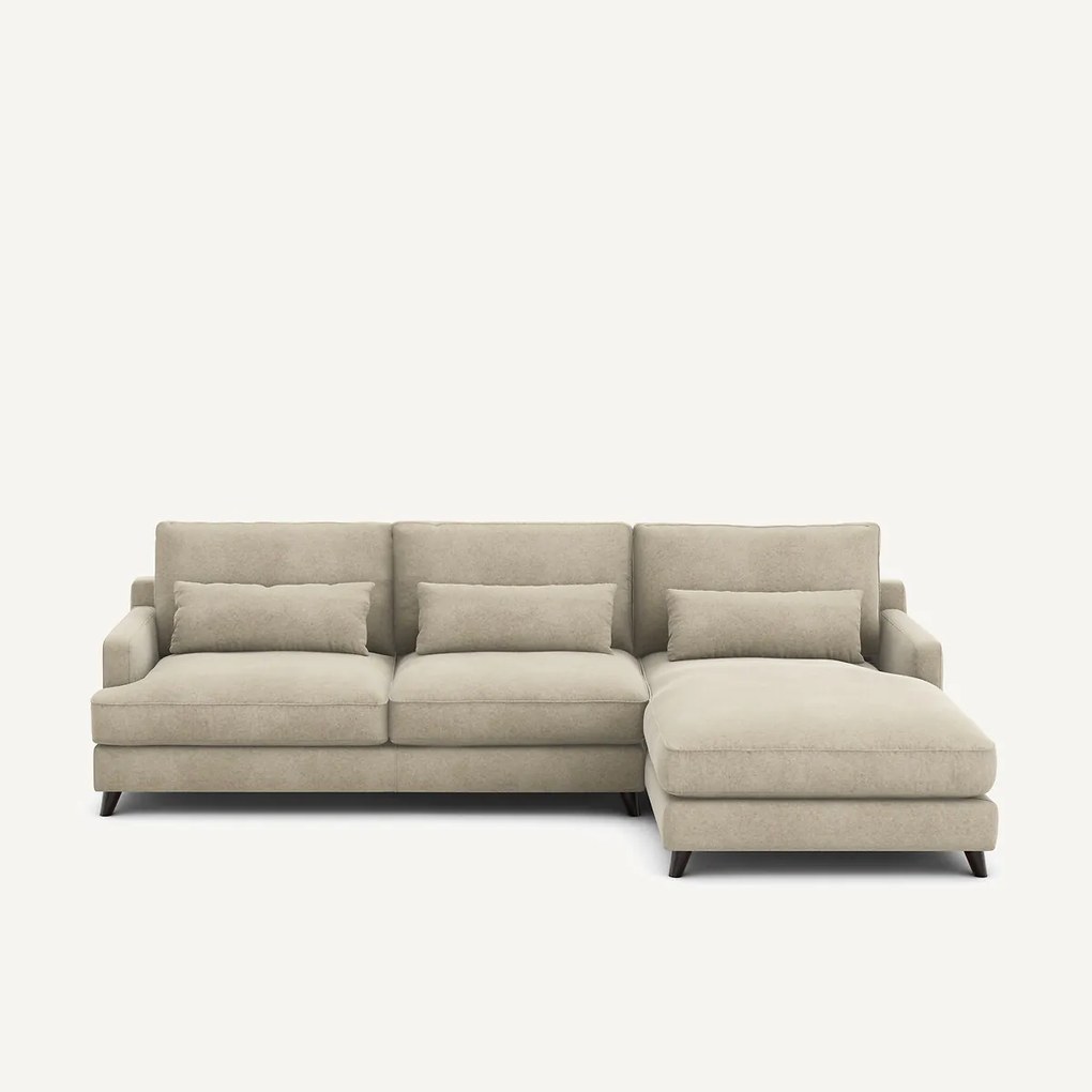 Linnen fluwelen hoekbank, ALWINE