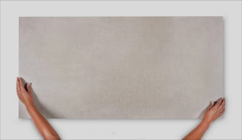 Vloer-/wandtegel betonlook CTC Beton 120x60cm neutraal grijs mat gerectificeerd