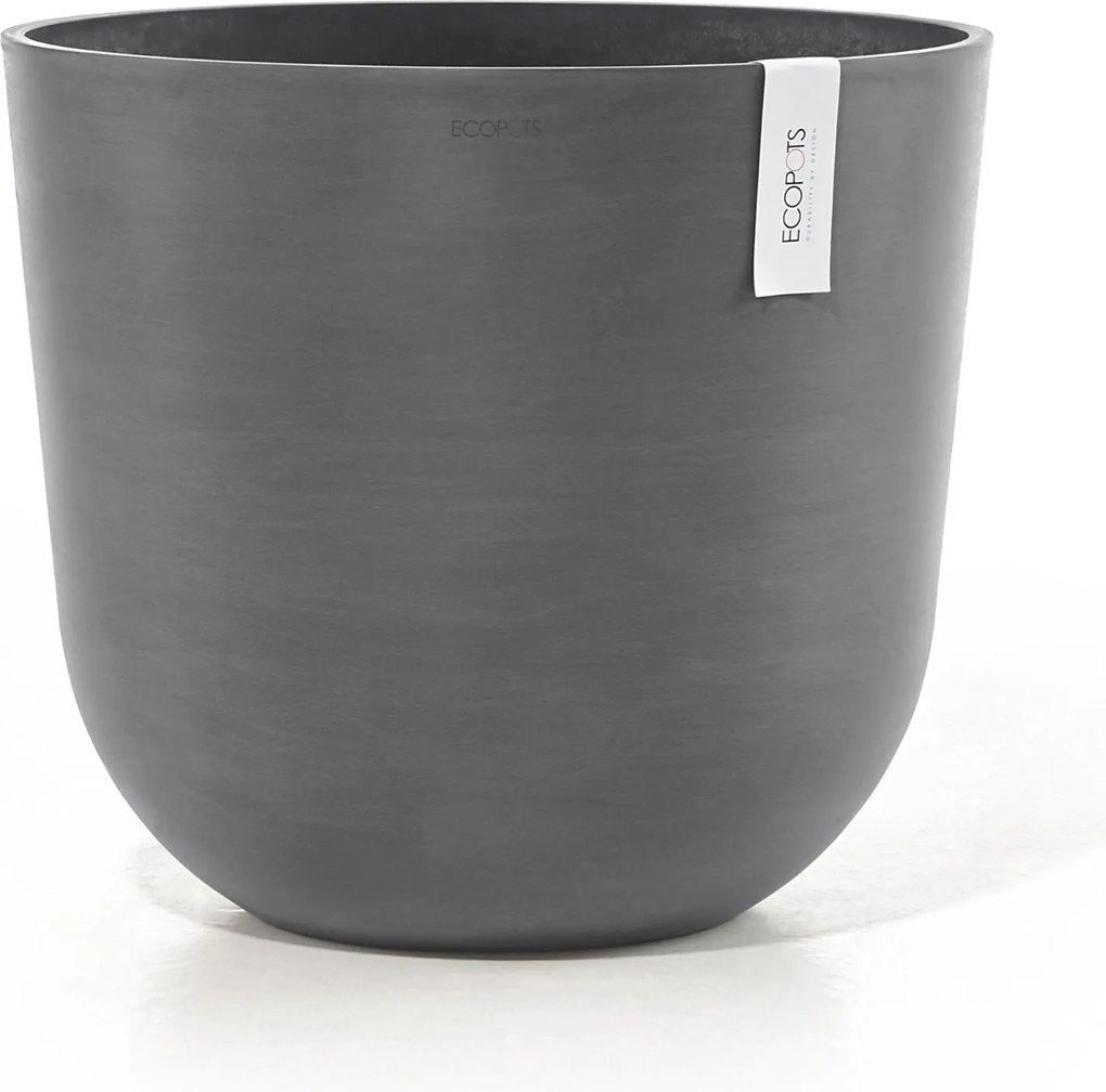 Ecopots bloempot Oslo 45 - Rond - Grey - Diameter 45 x H39,4 cm