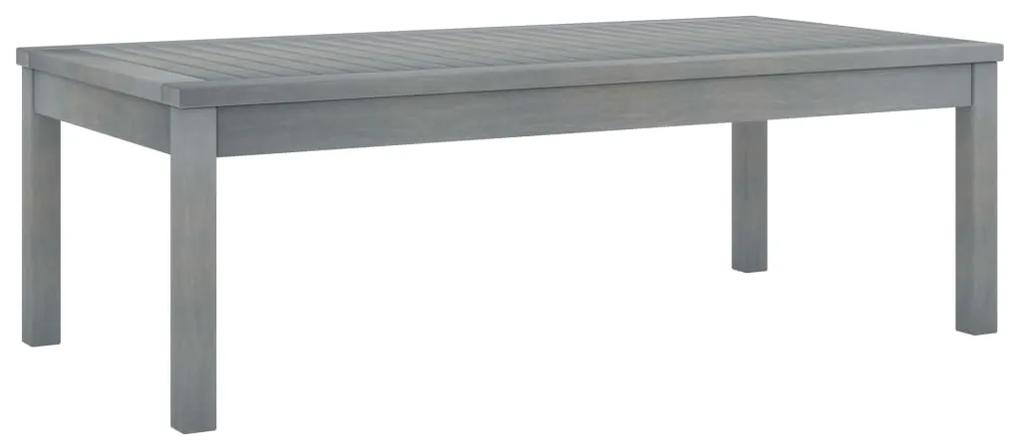 vidaXL Salontafel 100x50x33 cm massief acaciahout grijs