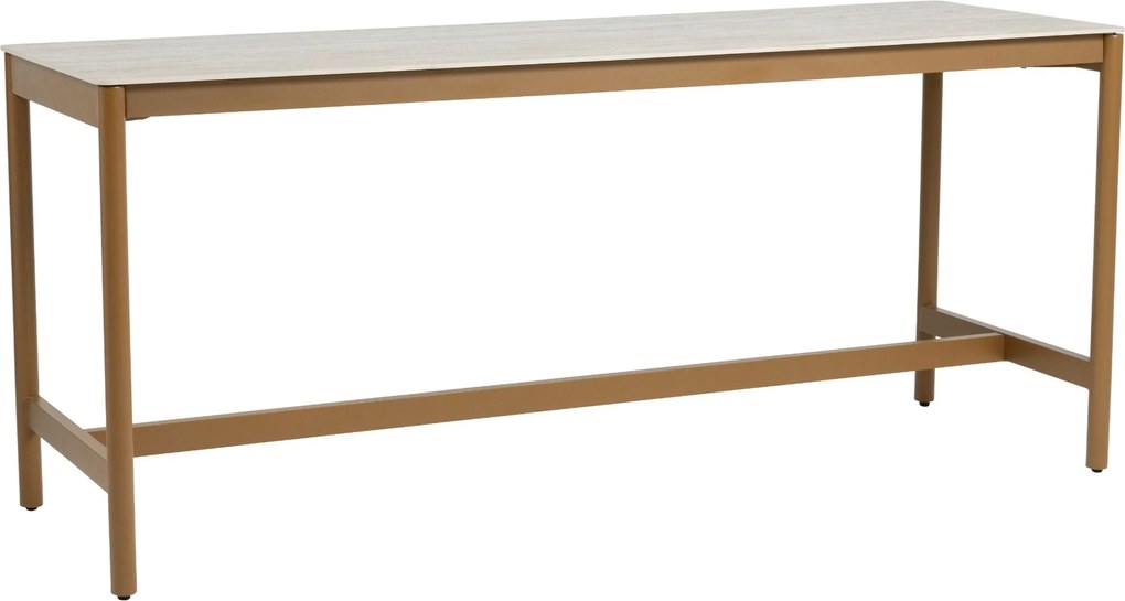 Seasons Soho High Dining Table Ceramic X X Amber Taupe