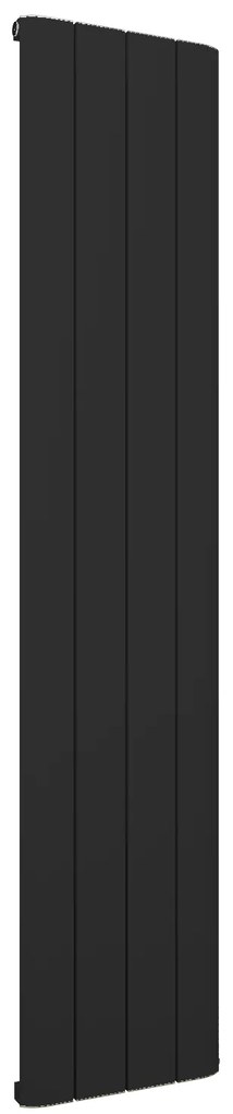 Eastbrook Peretti verticale aluminium radiator 180x47cm Mat zwart 1580 watt