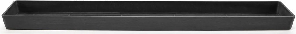 Ecopots onderschotel met waterreservoir - Rechthoekig - Dark Grey - 43,5 x 15,5 x H3,3 cm