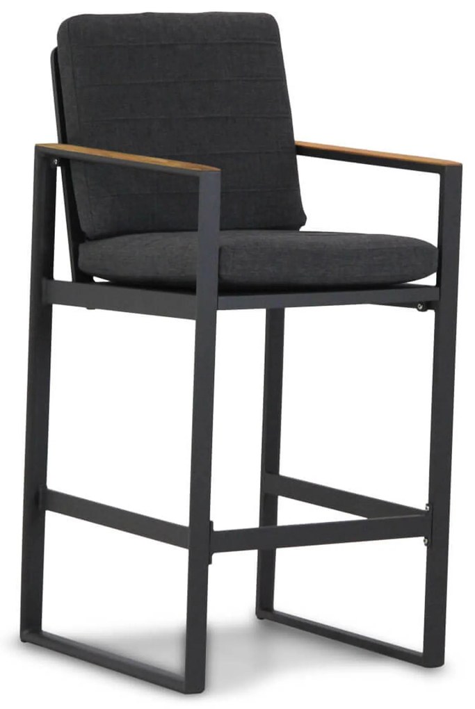 Barstoel Aluminium Grijs-antraciet Santika Soray antraciet