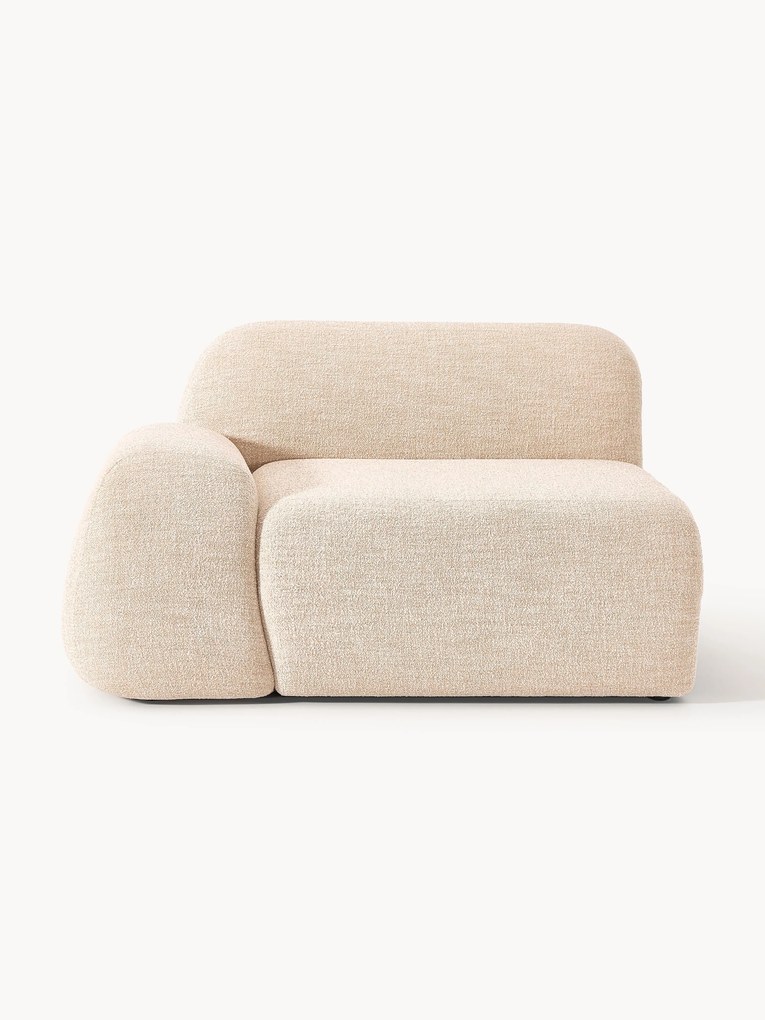 Hoekmodule Wolke van bouclé