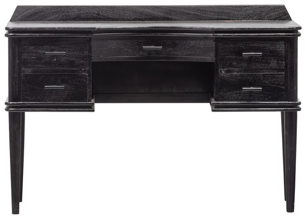 BePureHome Boudoir Kaptafel Acaciahout Zwart - 120 X 40cm.