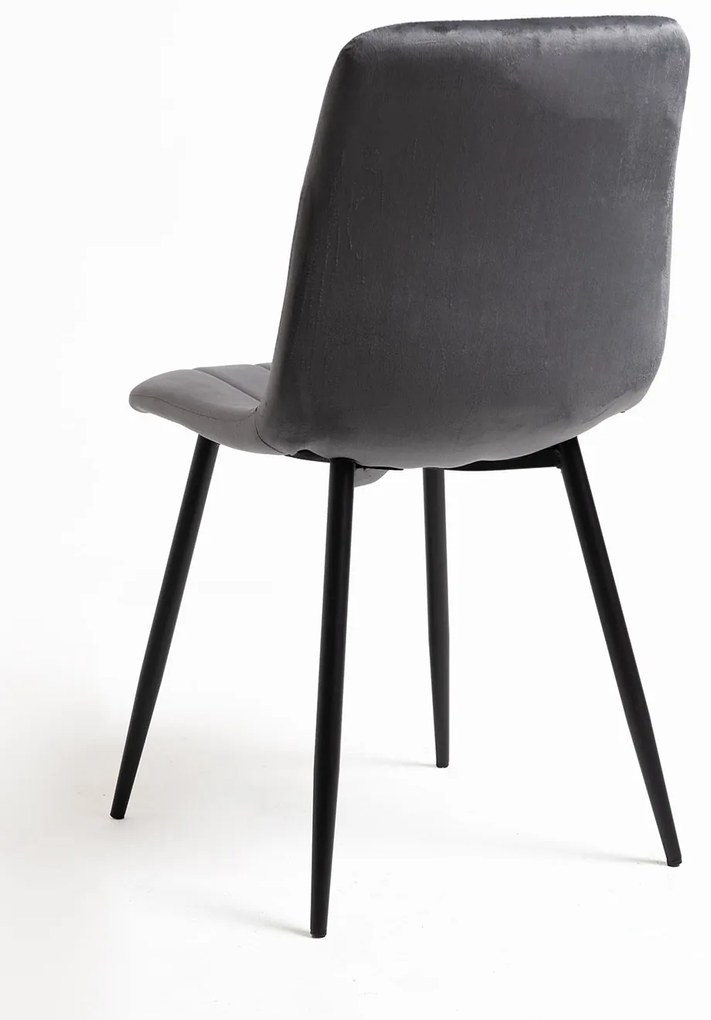 Fluwelen Miller Black Stoel