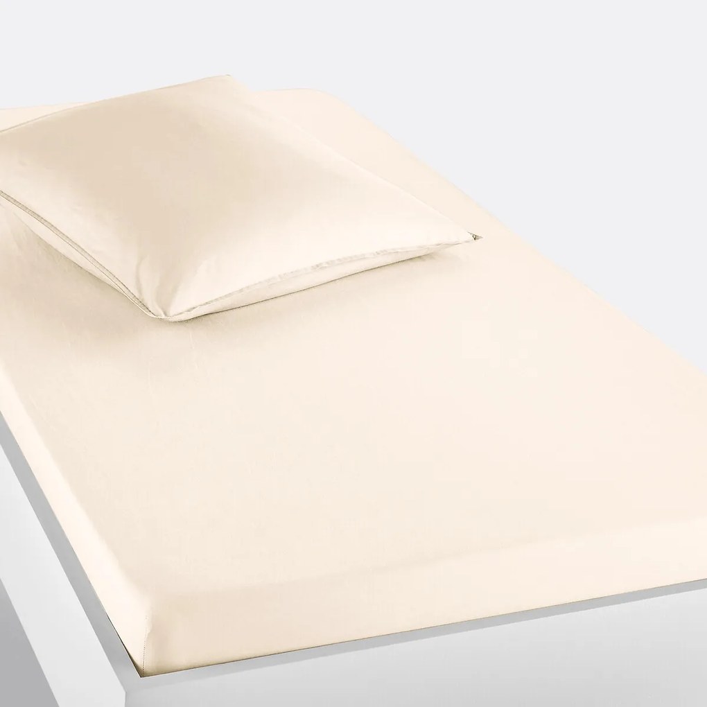 Effen hoeslaken in gewassen katoen, Scenario