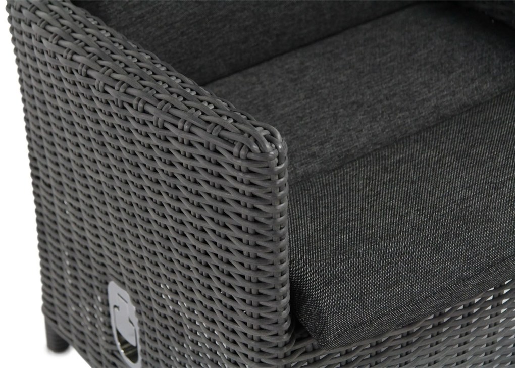 Tuinset 6 personen 260 cm Wicker Grijs Garden Collections Madera/Trente