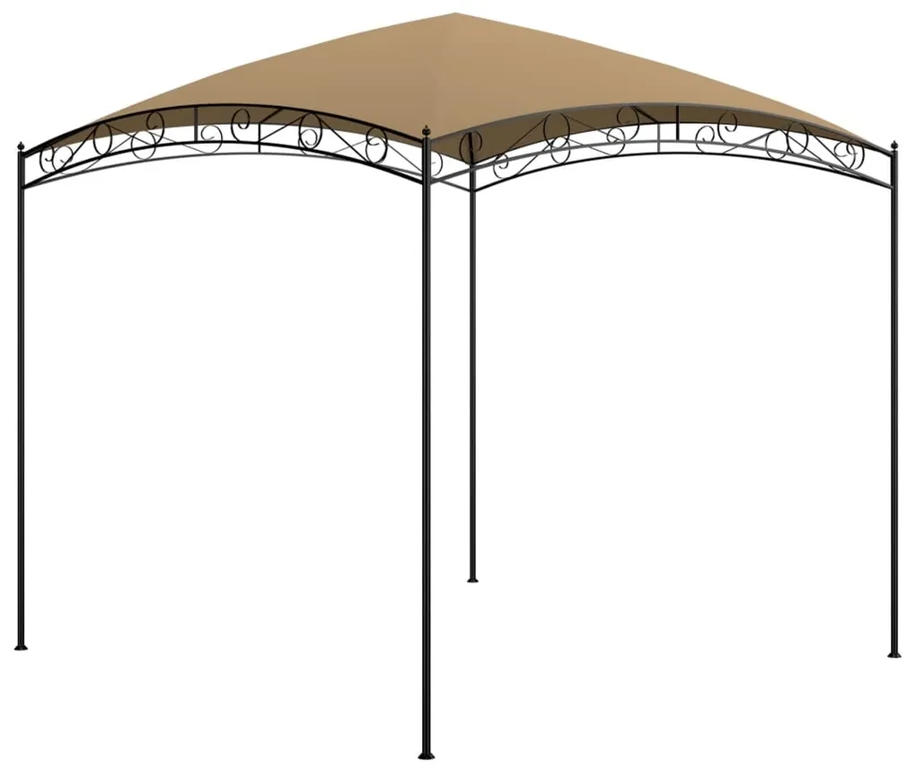 vidaXL Prieel 180 g/m² 3x3x2,65 m taupe
