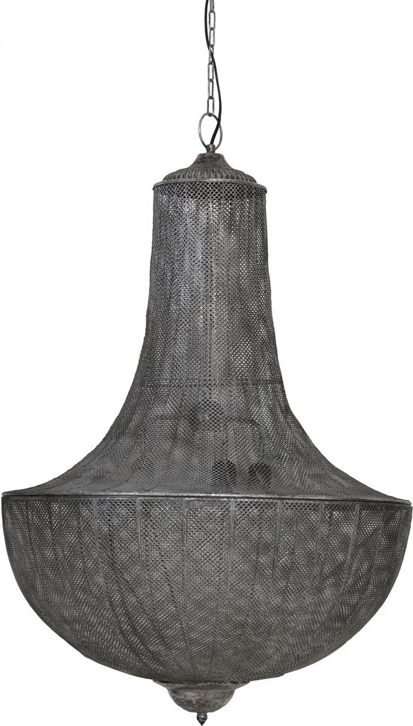 Hanglamp KELADI - Antiek-Zilver 3-Lichtpunten