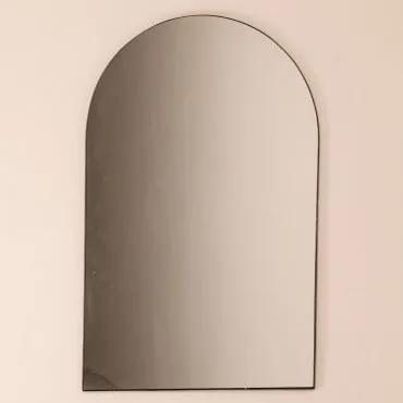 Metalen Wandspiegel (120x77 cm) Ingrid zwart - Sklum