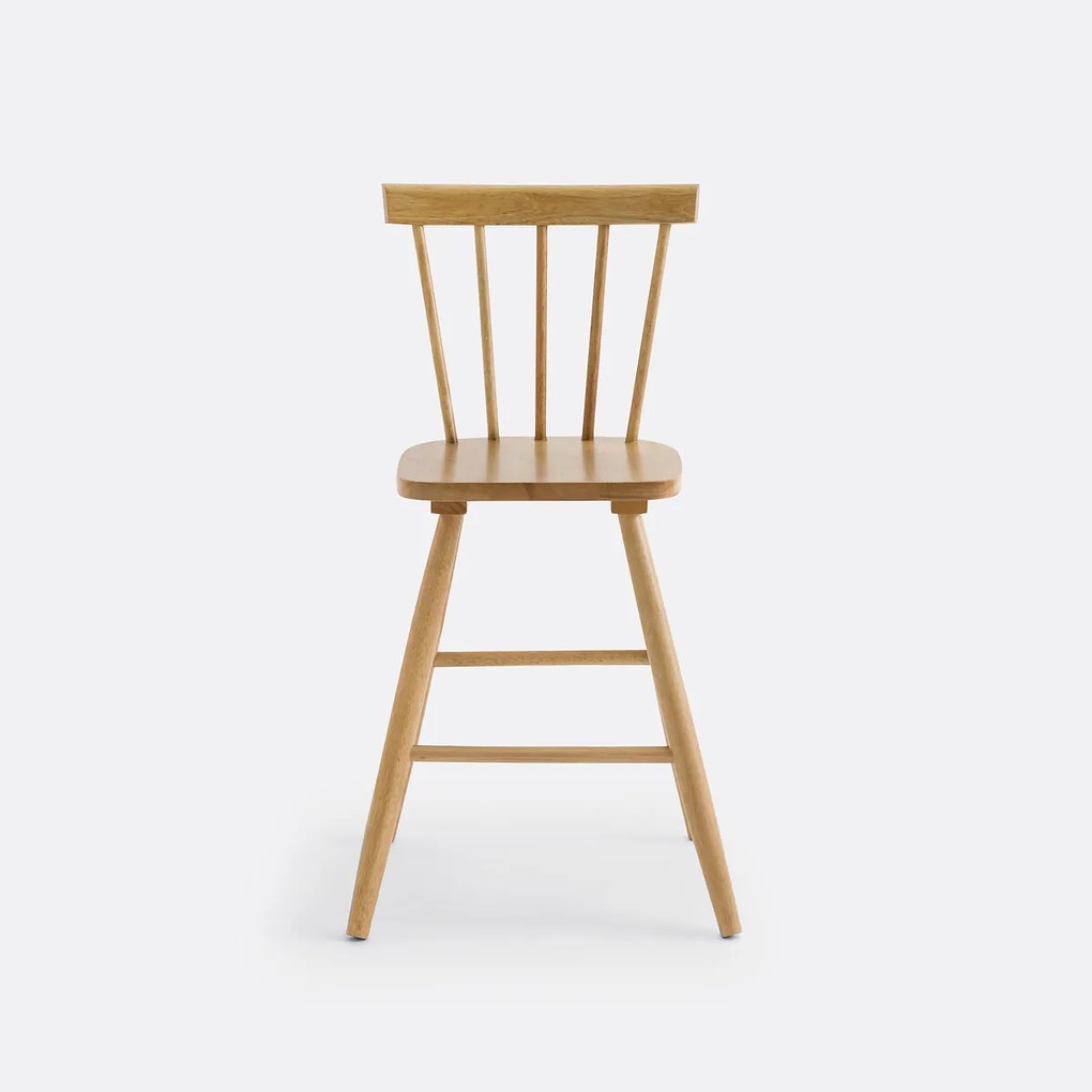 Junior spijlenstoel van massief rubberhout, Jyko