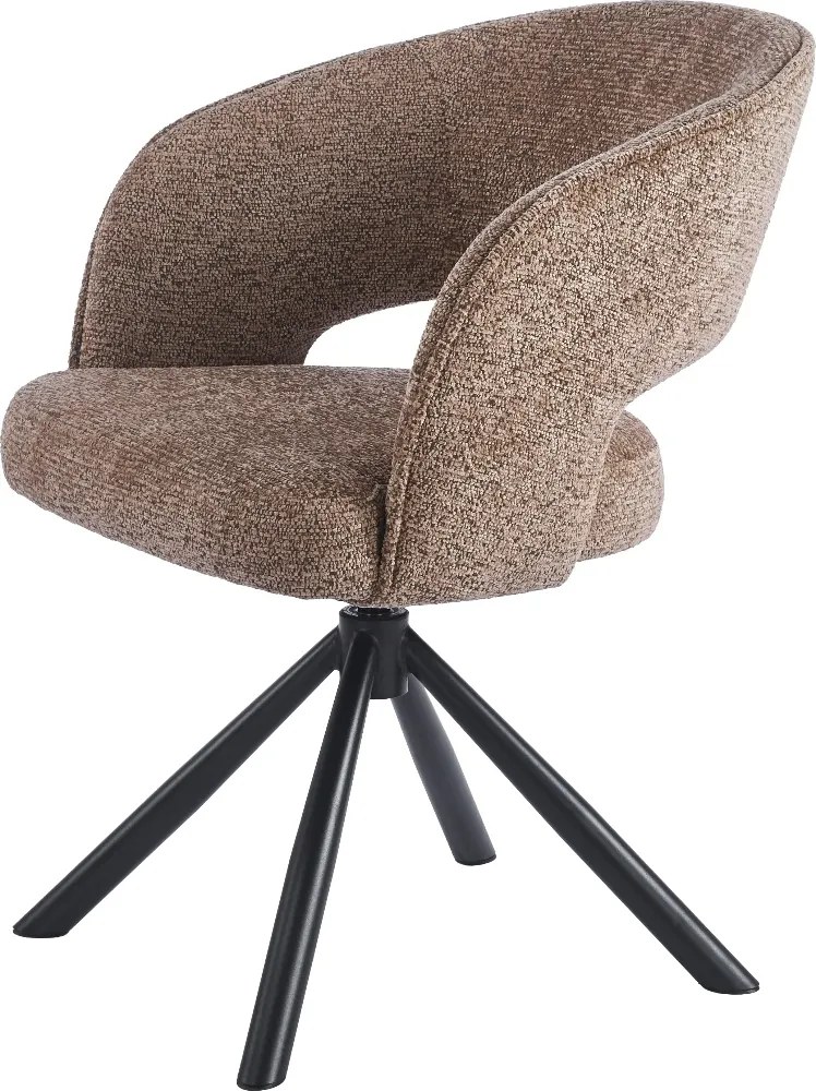Eetkamerstoel Met Open Rugdetail Bruin