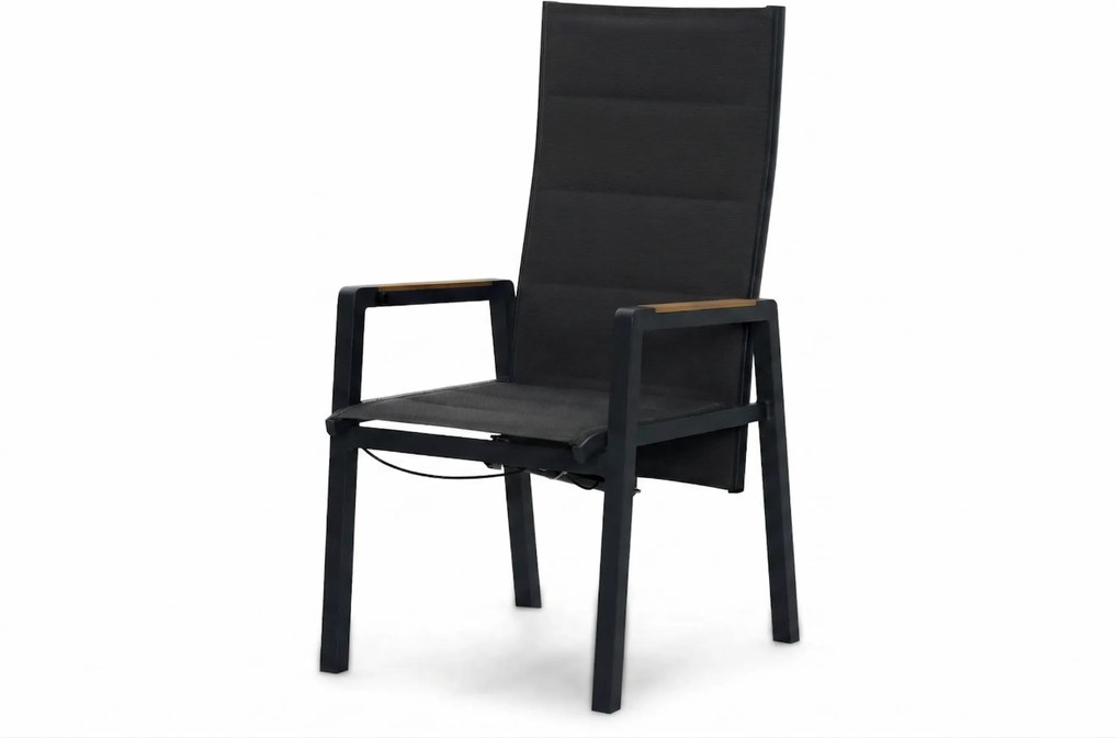 Tuinset 4 personen 160 cm Aluminium Grijs Lifestyle Garden Furniture Essence/Creta